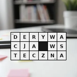 Hasło krzyżówkowe proces słowotwórczy polegający na utworzeniu wyrazu pochodnego poprzez skrócenie podstawy słowotwórczej - derywacja wsteczna – rozwiązanie, synonimy, podpowiedzi i definicje krzyżówkowe